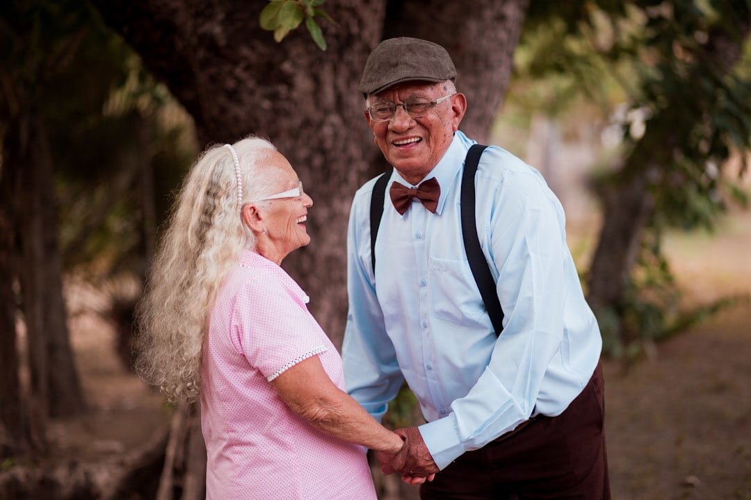 happy senior couple